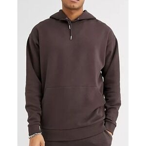 ASOS DESIGN Oversized Hoodie Dark Seal Brown Size XS NWT‎